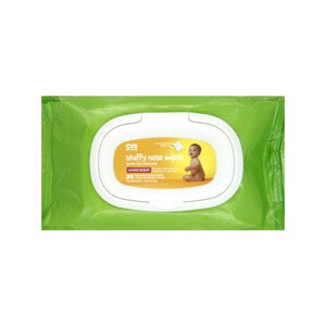 CVS Stuffy Nose Wipes Gentle Skin Cleansing, Grape Scent