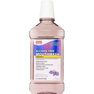 CVS Alcohol Free Lower Intensity Anticavity Mouthwash, Mint