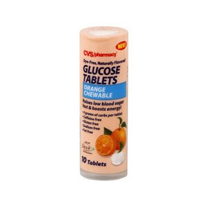 CVS Glucose Tablets, Orange Chewable