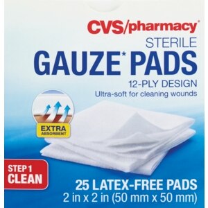 CVS Sterile Latex-Free Gauze Pads 2 in x 2 in