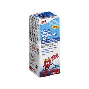 CVS Children's Multi-Symptoms Cold Liquid Very Berry