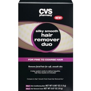 CVS Silky Smooth Hair Remover Duo, Fine to Coarse Hair
