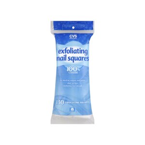 CVS Exfoliating Nail Squares 100% Cotton