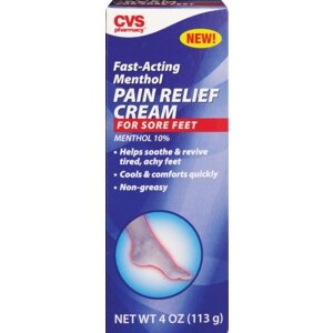 CVS Fast-Acting Menthol Pain Relief Cream for Sore Feet