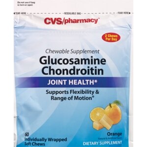 CVS Glucosamine Chondroitin Soft Chews, Orange Flavored
