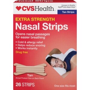 CVS Nasal Strips Extra Strength, Tan