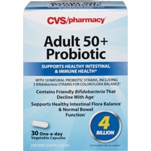 CVS Adult 50+ Probiotic Vegetable Capsules