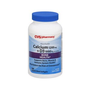 CVS Absorbable Calcium + D3 Softgels 1200 mg