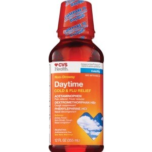 CVS Non-Drowsy Daytime Multi-Symptom Cold/Flu Relief Liquid