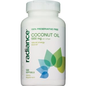 Radiance Coconut Oil Softgels, 1000mg