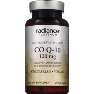 Radiance Platinum CoQ-10 Capsules, 120mg