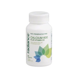 Radiance Calcium 600 Plus Vitamin D3 Tablets