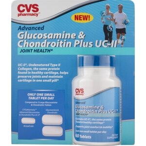 CVS Advanced Glucosamine & Chondroitin Plus UC-II Tablets