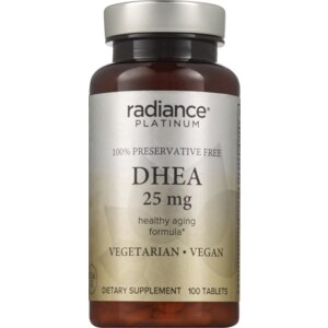 Radiance Platinum DHEA Tablets, 25mg