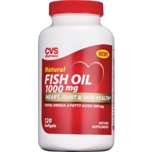 CVS Natural Fish Oil 1000mg Softgels