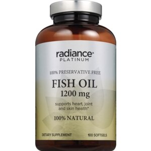 Radiance Platinum Fish Oil Softgels, 1200mg