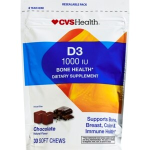 CVS D3 1000IU Chocolate Soft Chews