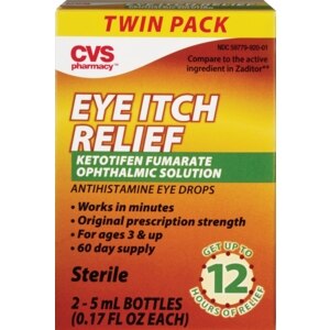 CVS Twin Pack Eye Itch Relief Sterile Drops