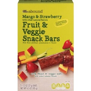 CVS Gold Emblem Abound Mango & Strawberry Fruit & Veggie Bars, 5 Bars