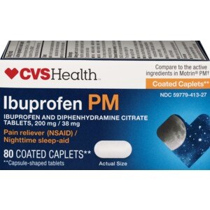 CVS Ibuprofen PM Coated Caplets