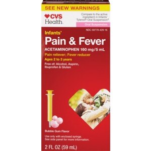 CVS Infants Pain Relief Liquid Bubble Gum