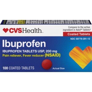 CVS Ibuprofen Tablets Easy Open Cap