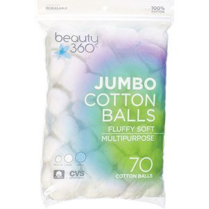 CVS Cotton Balls 100% Cotton, Jumbo Size