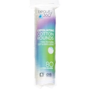 CVS Exfoliating Cotton Rounds, 100% Cotton