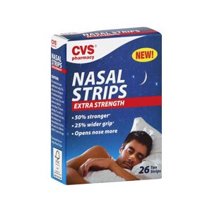 CVS Extra Strength Nasal Strips Tan