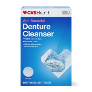 CVS Denture Cleanser Tablets Anti-Bacterial