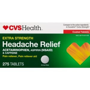 CVS Headache Relief Coated Tablets Added Strength