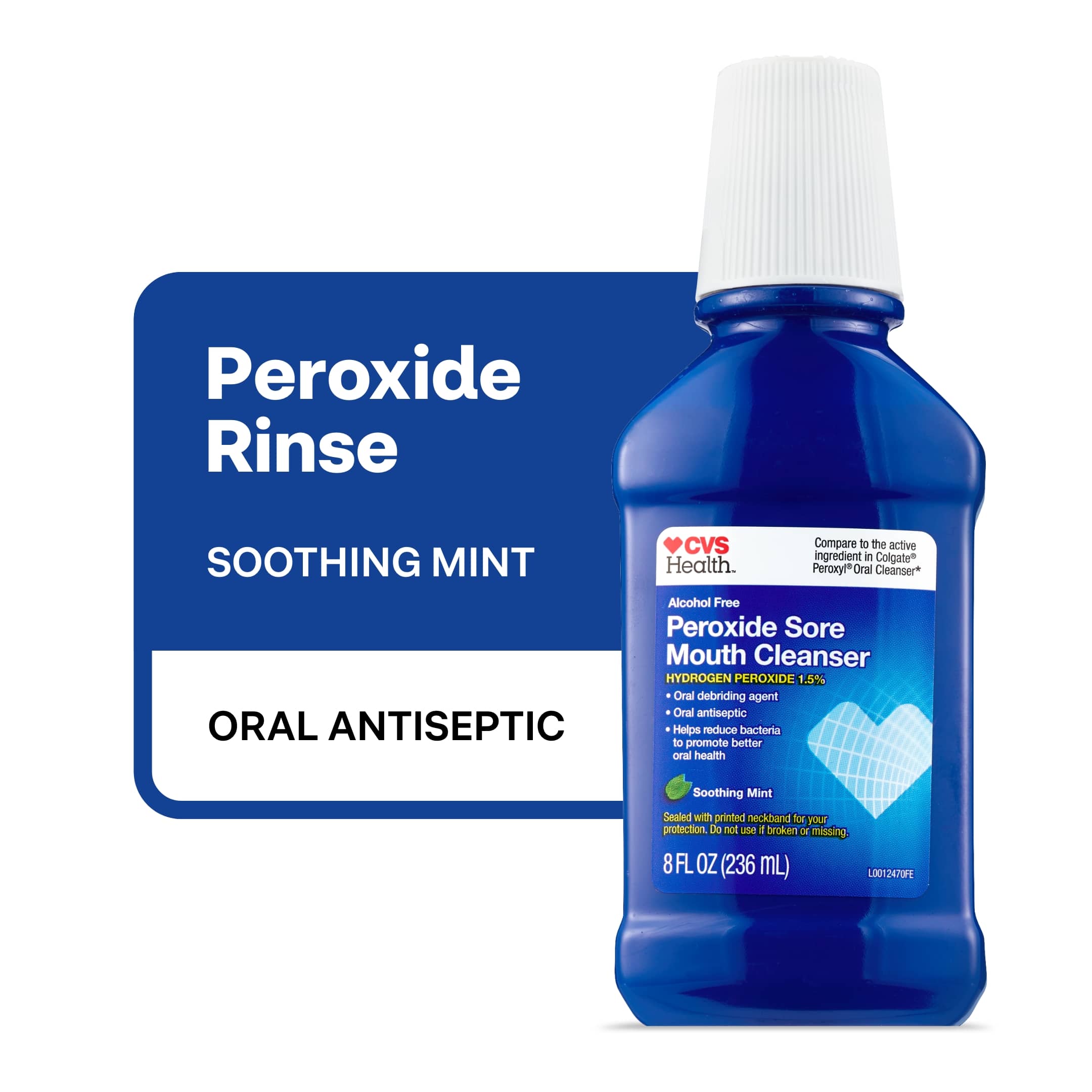 CVS Alcohol Free Peroxide Rinse Fresh Mint
