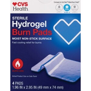 CVS Advanced Burn Relief Moist Hydrogel Pads
