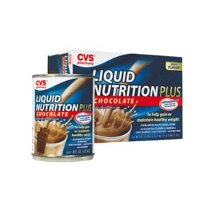 CVS - Latas Liquid Nutrition Plus, Chocolate, 8 oz, 6 unidades
