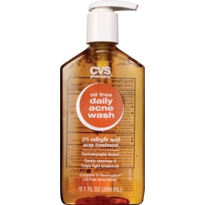 CVS Oil Free Acne Wash Value Size
