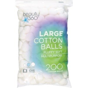 CVS Triple Size Cotton Balls, 100% Cotton
