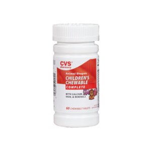 CVS Children's Chewable Tablets in Animal Shapes