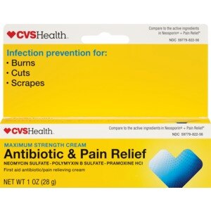 CVS Antibiotic + Pain Relief Cream Maximum Strength
