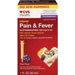CVS Infants Pain Relief Liquid Grape