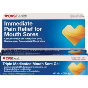 CVS Immediate Mouth Sore Relief Maximum Strength