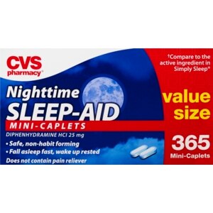 CVS Nighttime Sleep Aid Mini-Caplets Value Size