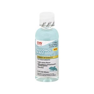 CVS Alcohol Free Lower Intensity Mouth Rinse, Fresh Mint