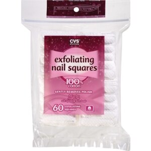 CVS 100% Cotton Exfoliating Nail Squares