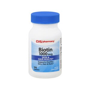 CVS Biotin 1000 mcg Skin & Hair Health Tablets
