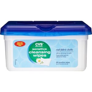 CVS Sensitive Cleansing Wipes