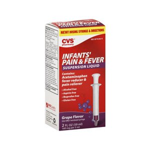 CVS Infants' Pain Relief Suspension Drops Grape