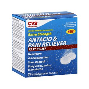 CVS Extra Strength Antacid & Pain Reliever Effervescent Tablets