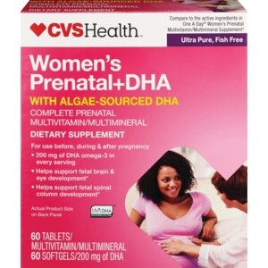 CVS DHA Prenatal Multivitamin 2 Step Program Tablets