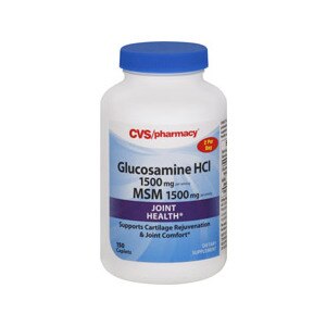 CVS Glucosamine HCl MSM 1500 mg Caplets