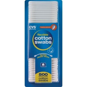 CVS Cotton Swabs Flexible Plastic
